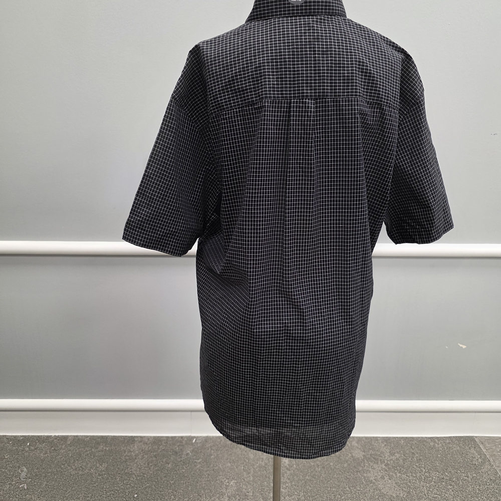 Van Heusen Men's Dark Checkered Button Down Shirt - Picture 6 of 10